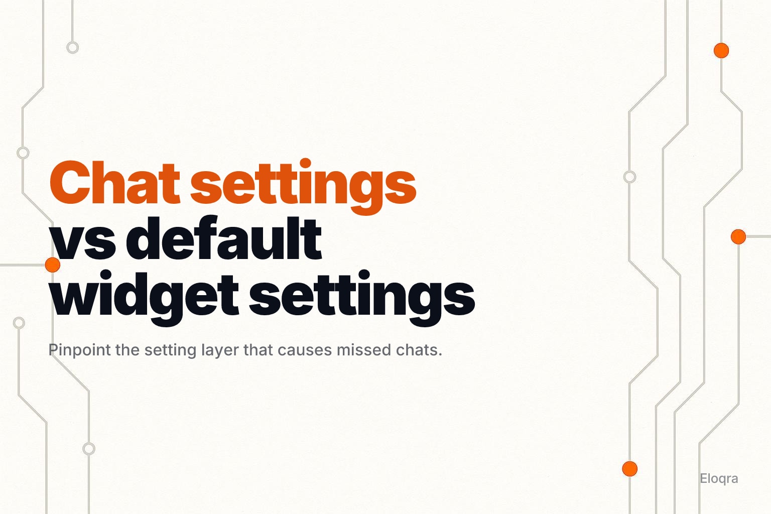 Off-white tech backdrop with thin network lines on left and right edges, clean center and calm bottom-right.